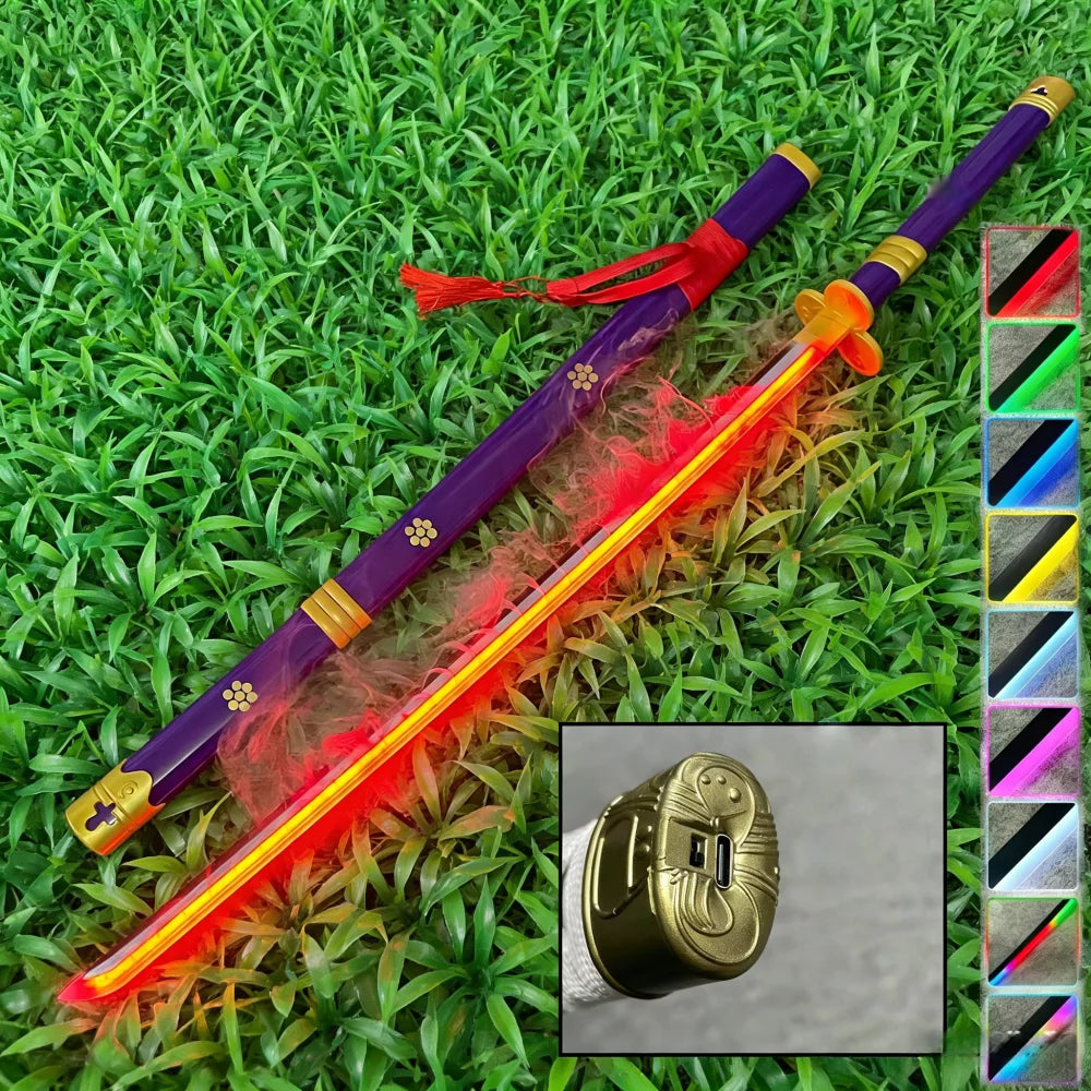 Rukia FrostMist™ Katana – LED Vapour Cosplay Sword