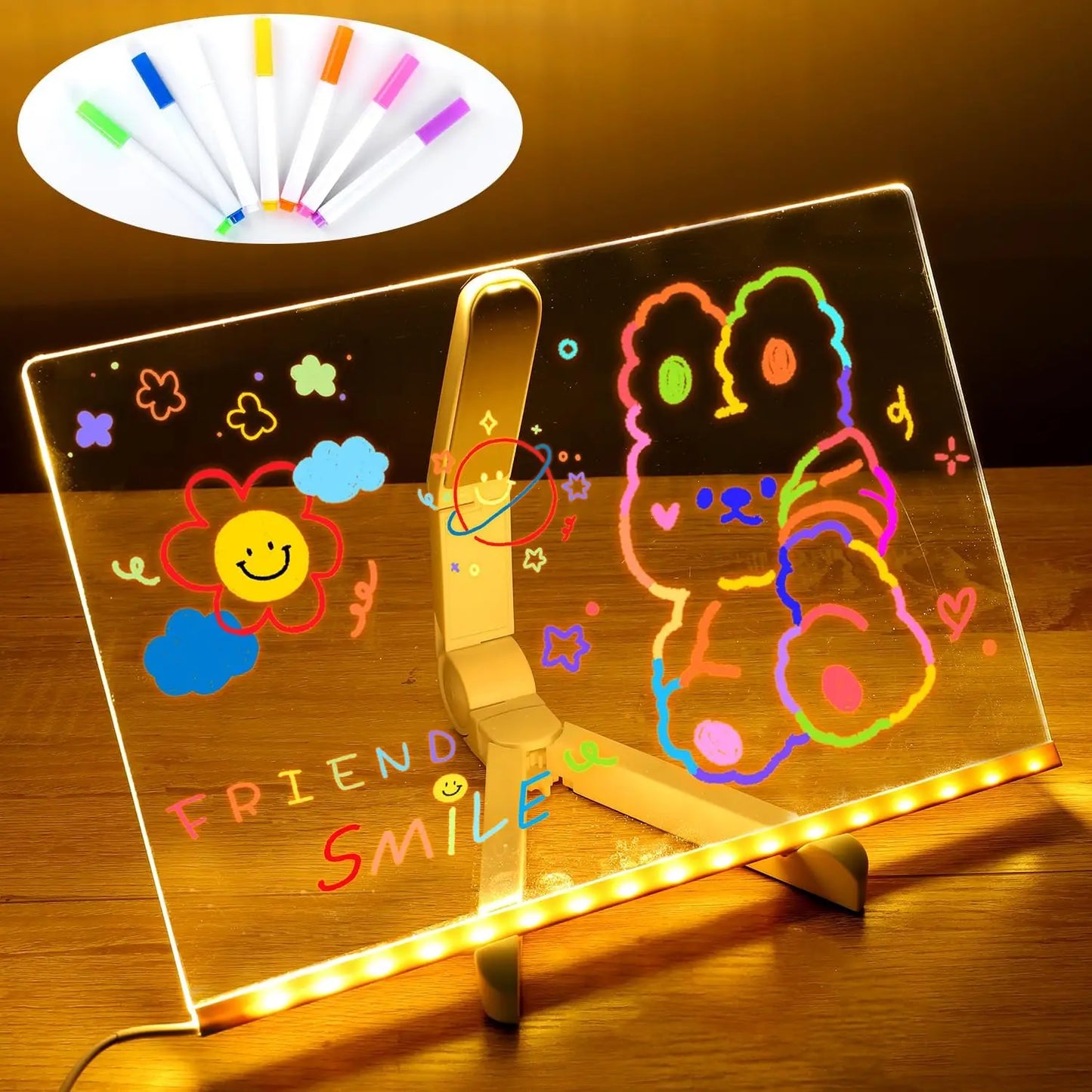 GlowMemo Kids – LED Message & Drawing Board