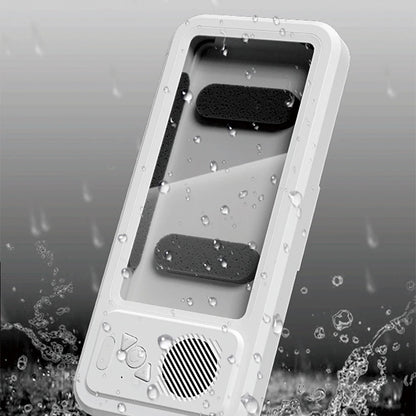 AquaView Sound – Waterproof Shower Phone Holder & Bluetooth Speaker