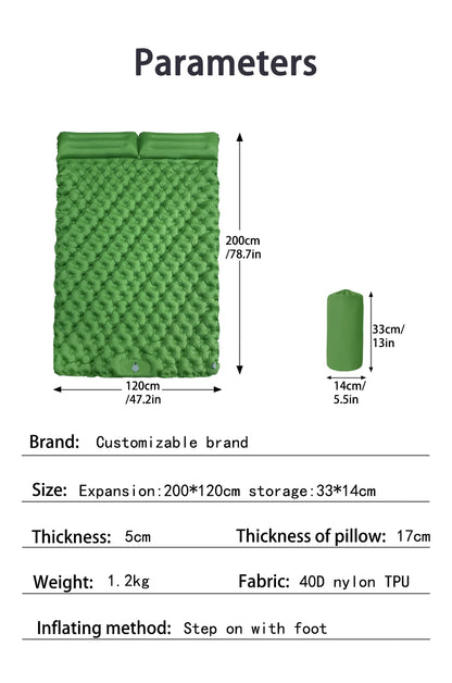 CloudRest Trek  – Ultralight Inflatable Camping Sleeping Pad