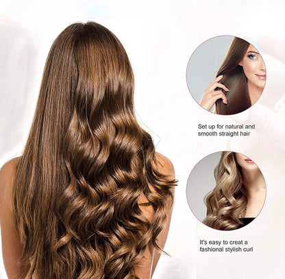 GlowStyle Go – Wireless 2-in-1 Hair Straightener & Curler