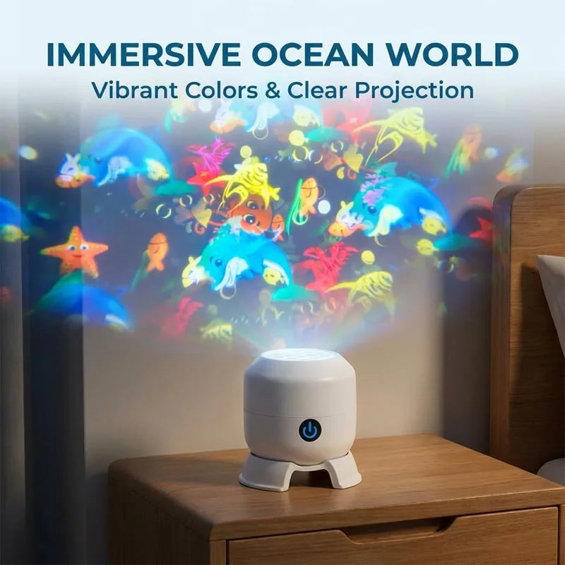 Ocean-Themed Projection Light Adjustable Ambient for Living Room and Game Room Decor Ideal Gift for Christmas Valentine'S Day