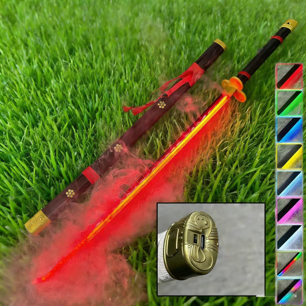 Rukia FrostMist™ Katana – LED Vapour Cosplay Sword