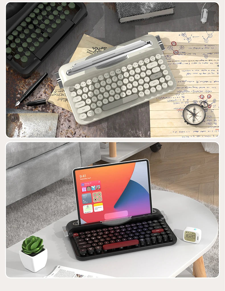 RetroType Air – Wireless Typewriter Bluetooth Keyboard