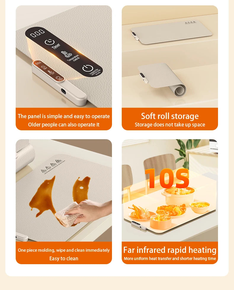 HeatMat Pro – Foldable Food Warming Pad