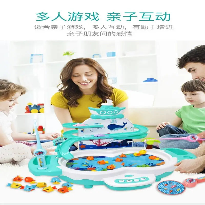 AquaCatch Adventure – Interactive Magnetic Fishing Track Toy