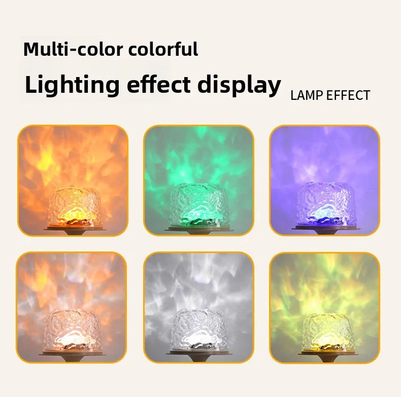 RippleGlow Mushroom – Water Ripple Ambient Lamp