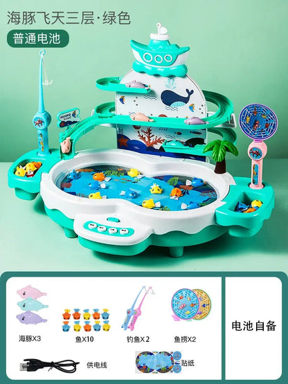 AquaCatch Adventure – Interactive Magnetic Fishing Track Toy