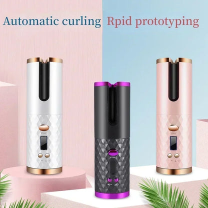 CurlEase Pro – Portable Wireless Automatic Hair Curler