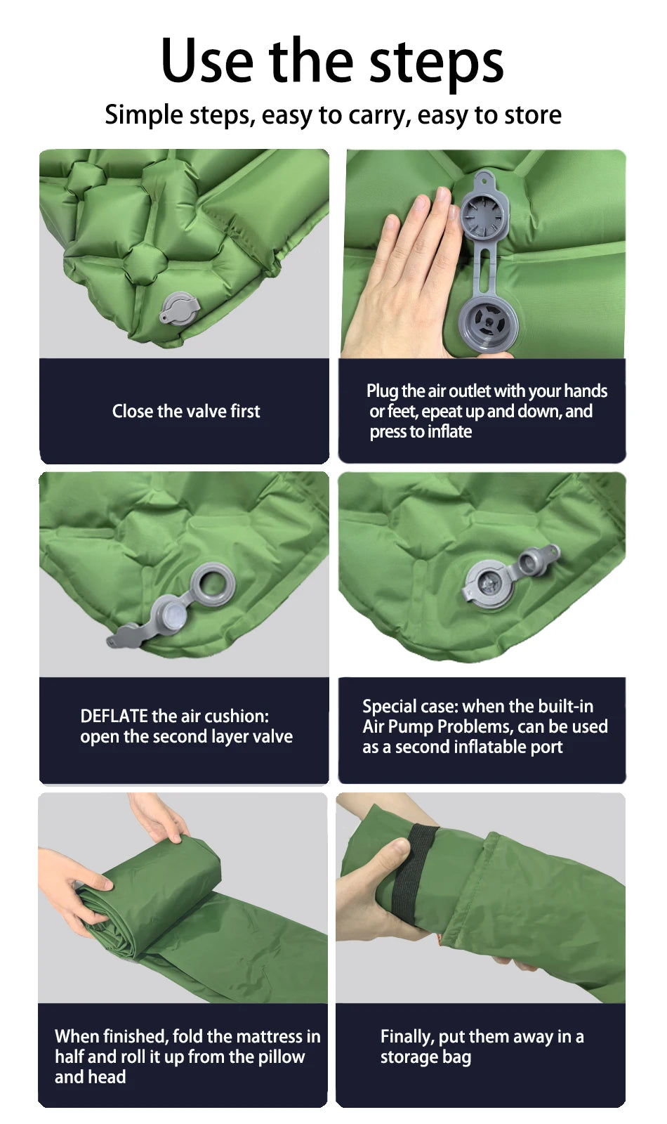 CloudRest Trek  – Ultralight Inflatable Camping Sleeping Pad