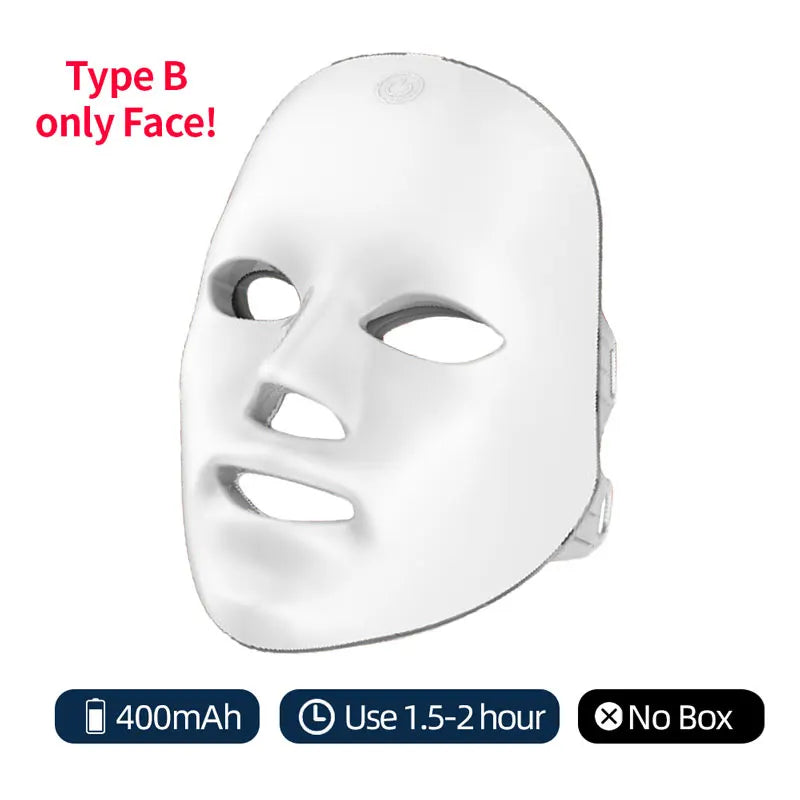 LumiGlow Elite – 7 Colour LED Face & Neck Therapy Mask