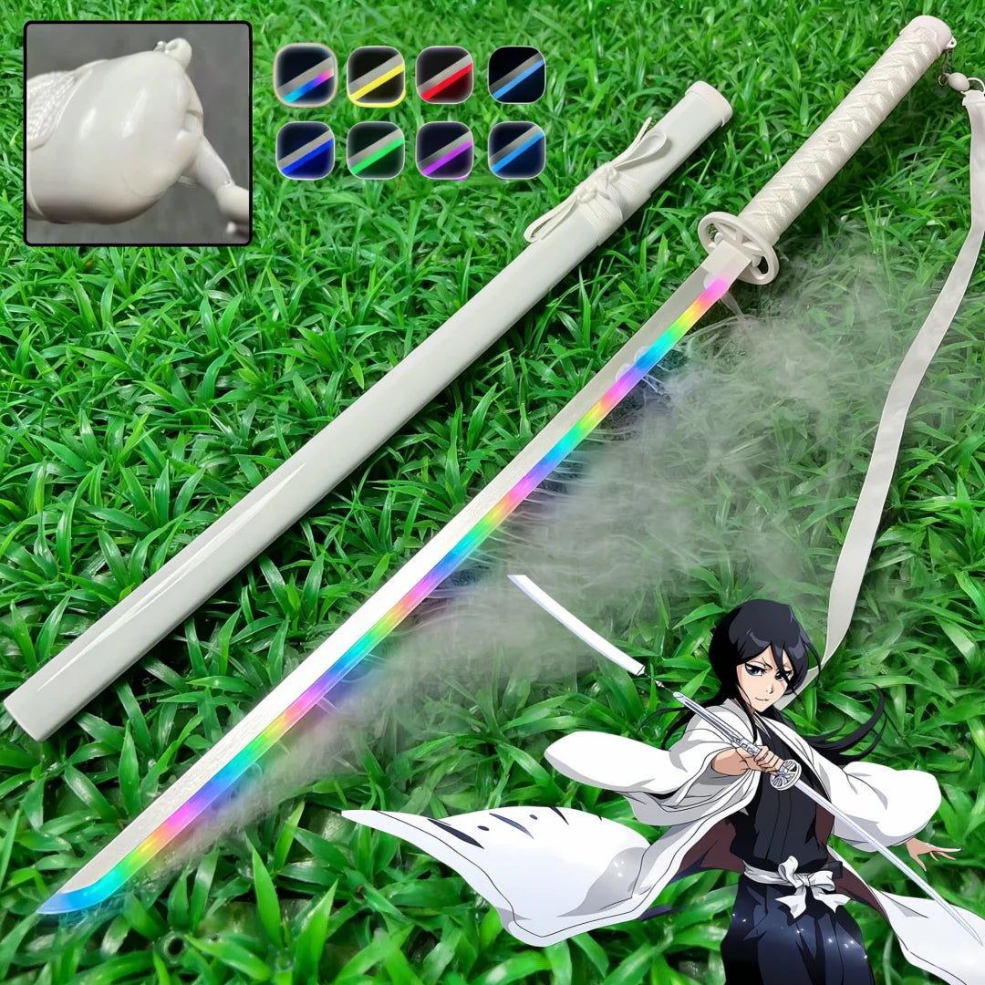 Rukia FrostMist™ Katana – LED Vapour Cosplay Sword