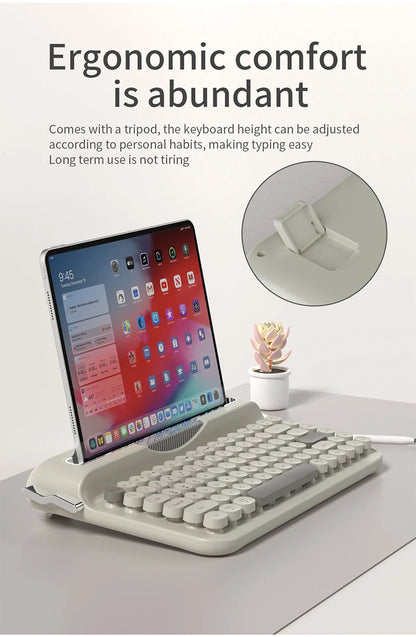 RetroType Air – Wireless Typewriter Bluetooth Keyboard
