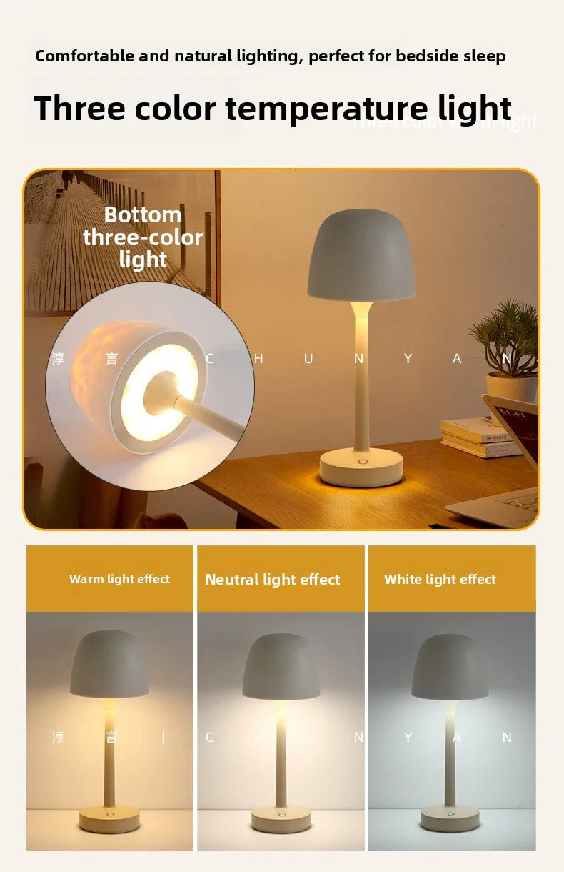 RippleGlow Mushroom – Water Ripple Ambient Lamp