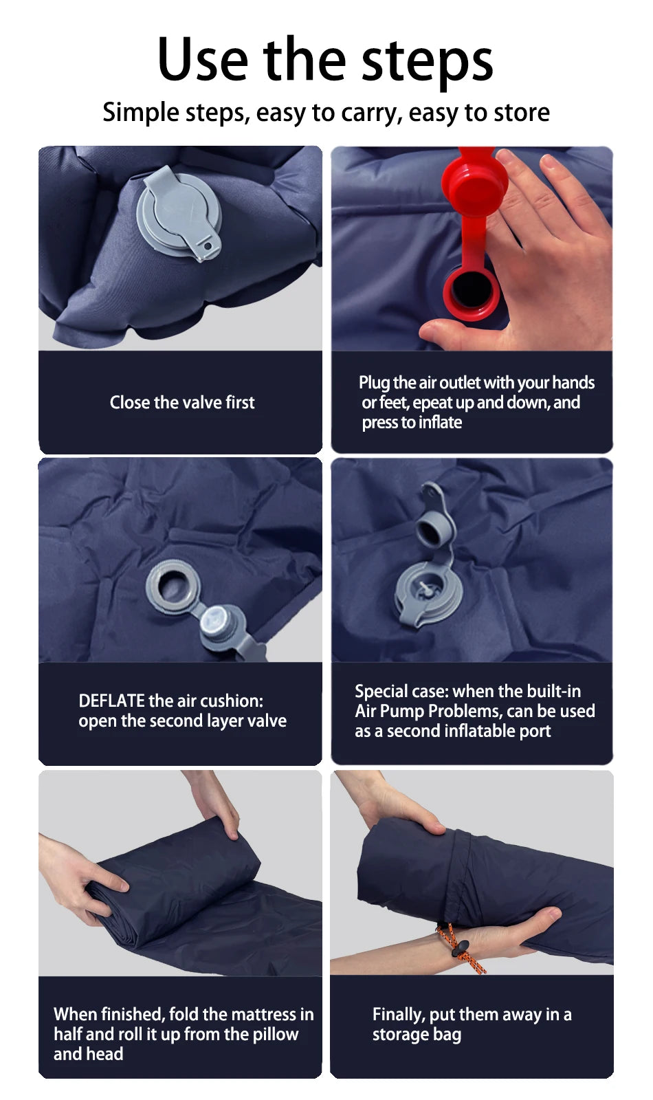 CloudRest Trek  – Ultralight Inflatable Camping Sleeping Pad