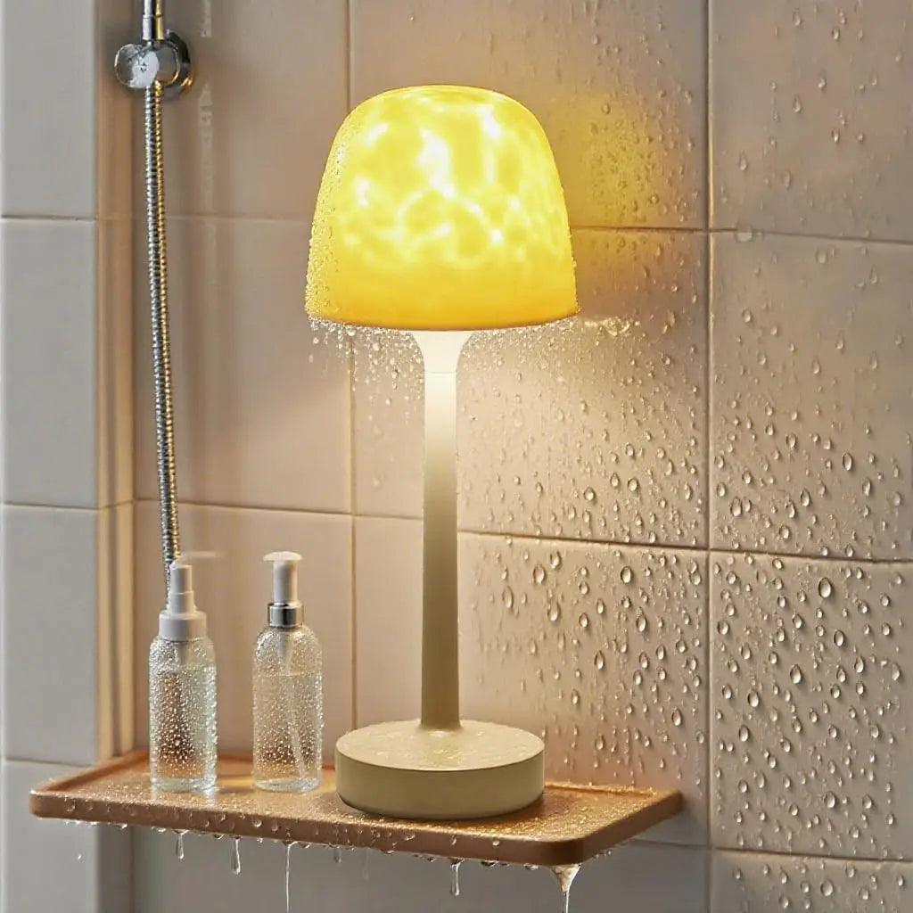 RippleGlow Mushroom – Water Ripple Ambient Lamp