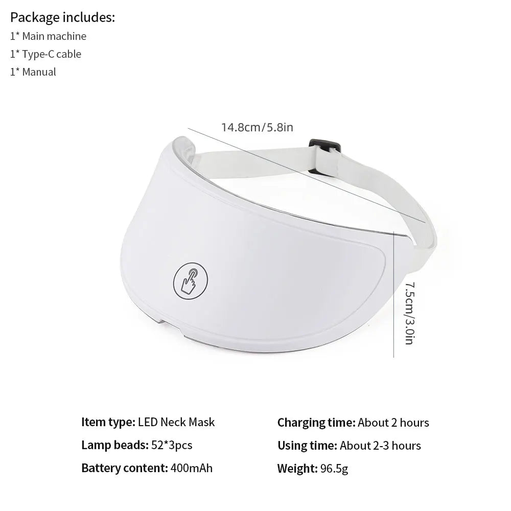 LumiGlow Elite – 7 Colour LED Face & Neck Therapy Mask