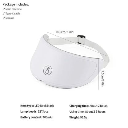 LumiGlow Elite – 7 Colour LED Face & Neck Therapy Mask