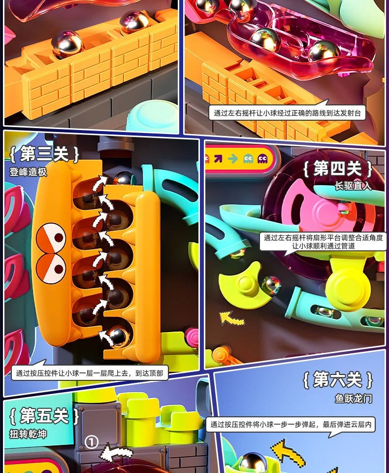 AdventureTrack – Montessori Rolling Ball Learning Maze