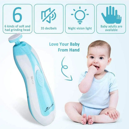 TinyTrim Glow – Electric Baby Nail Trimmer with LED Light