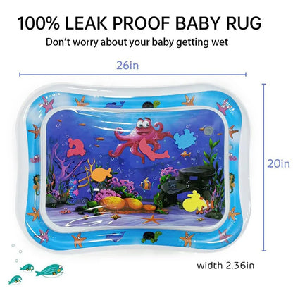 Baby Water Play Mat Inflatable Cushion PVC Infant Tummy Time Toddler Water Pad for Kids Early Education Developing Activity Toys