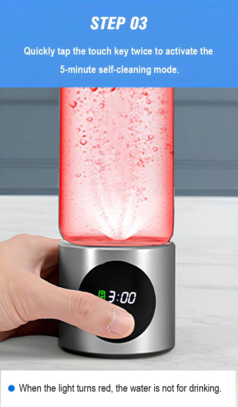 HydroPure Elite – Portable Hydrogen Water Bottle