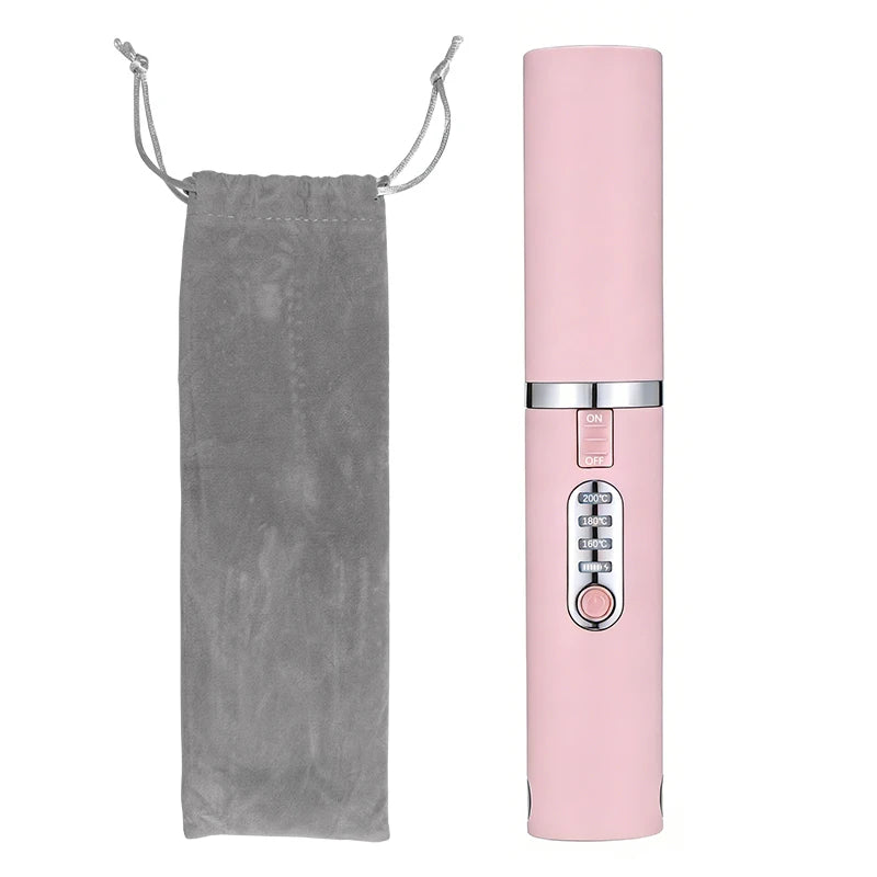 GlowStyle Go – Wireless 2-in-1 Hair Straightener & Curler