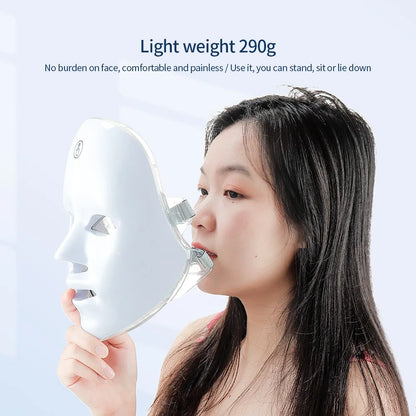 LumiGlow Elite – 7 Colour LED Face & Neck Therapy Mask