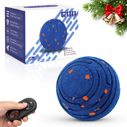 Smart Interactive Dog Toy, Indestructible E-TPU Toy Ball for Aggressive Chewers - EditWell