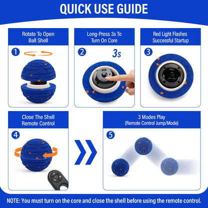Smart Interactive Dog Toy, Indestructible E-TPU Toy Ball for Aggressive Chewers - EditWell