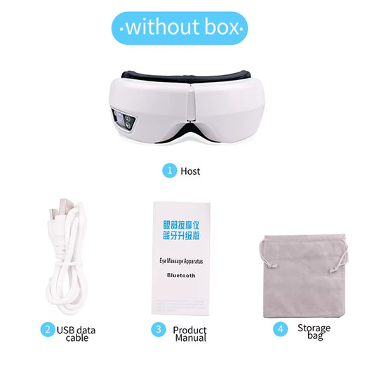 Smart Portable Vibration Eye Massager Airbag Compress Eye Care Tool Sleepping Mask - EditWell