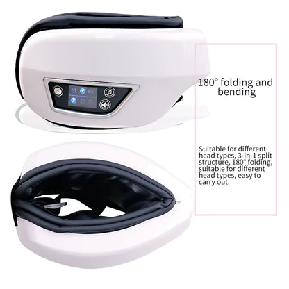 Smart Portable Vibration Eye Massager Airbag Compress Eye Care Tool Sleepping Mask - EditWell