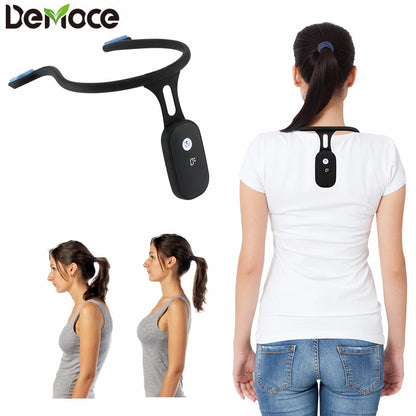 Smart Posture Corrector Device | Real-Time Vibration Alert | Posture Training for Adults & Kids | Anti-Hunchback Back & Neck Corrector | USB Rechargeable | Lightweight Silicone - EditWell