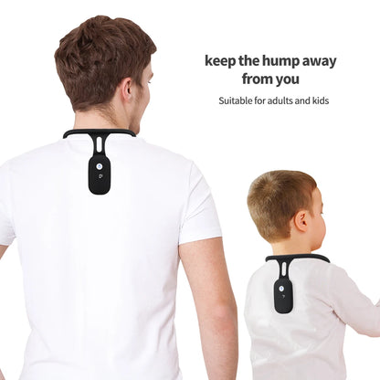 Smart Posture Corrector Device | Real-Time Vibration Alert | Posture Training for Adults & Kids | Anti-Hunchback Back & Neck Corrector | USB Rechargeable | Lightweight Silicone - EditWell