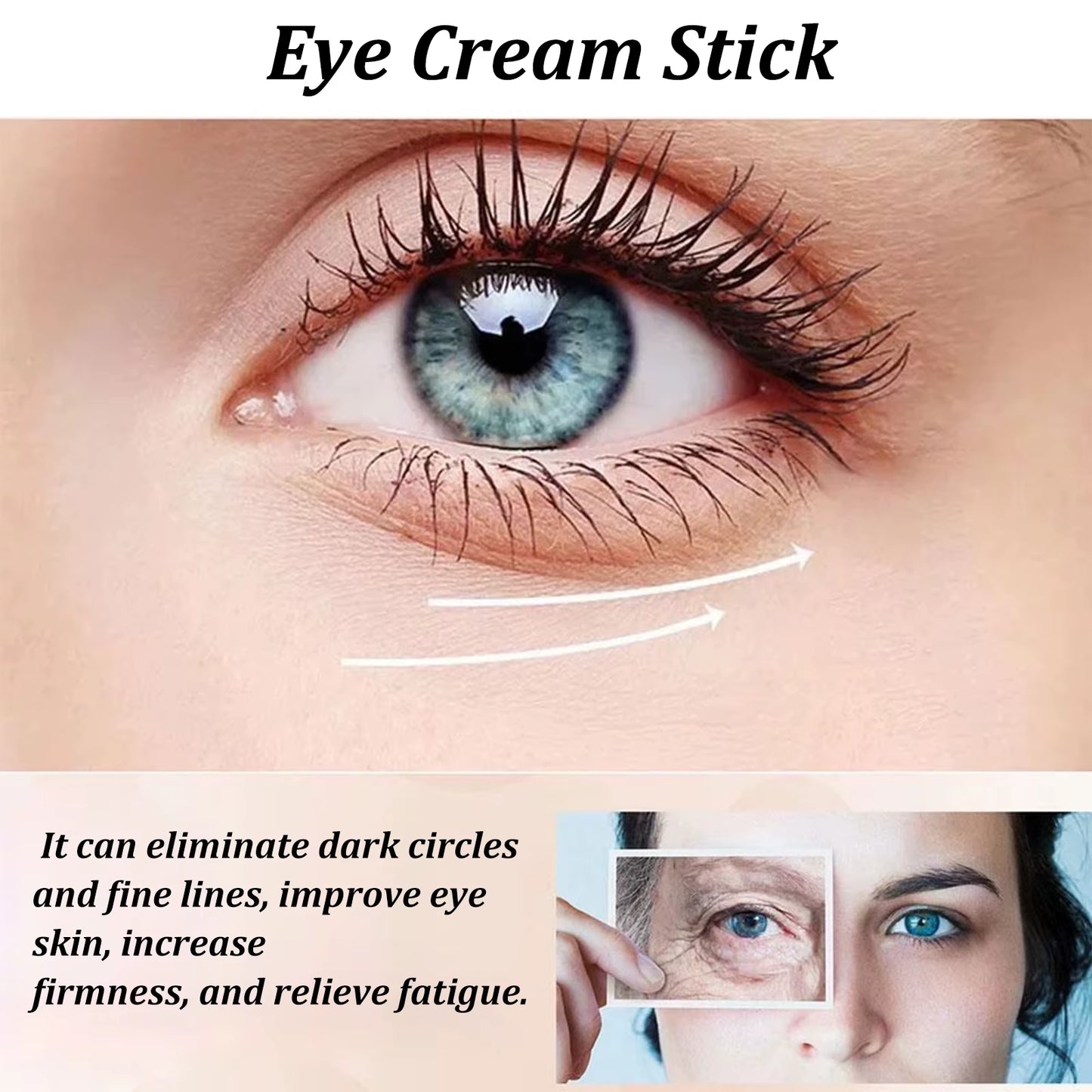 Snail Eye Cream Stick | Dark Circles Wrinkles Puffiness | Collagen - EditWell