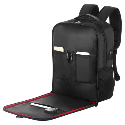 Solar 14W Solar Panel Dual USB Port Waterproof Nylon Backpack - EditWell