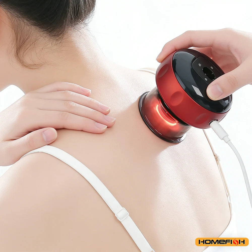 ThermaRelief Pro - Intelligent Vacuum for Deep Fascia Release on Back Neck Massager - EditWell