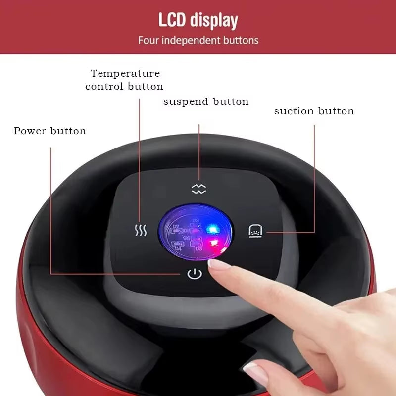ThermaRelief Pro - Intelligent Vacuum for Deep Fascia Release on Back Neck Massager - EditWell