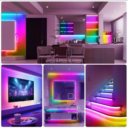 Tuya Smart WIFI RGBIC LED Strip Light Tape Addressable WS2811 IC Flexible - EditWell