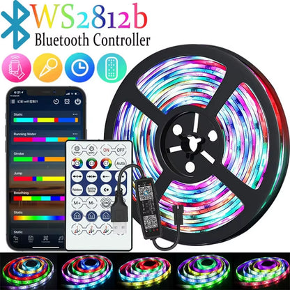 Tuya Smart WIFI RGBIC LED Strip Light Tape Addressable WS2811 IC Flexible - EditWell