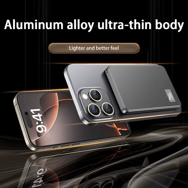 Ultra Thin Wireless Power Bank 500000Mah Magnetic Fast Charging - EditWell