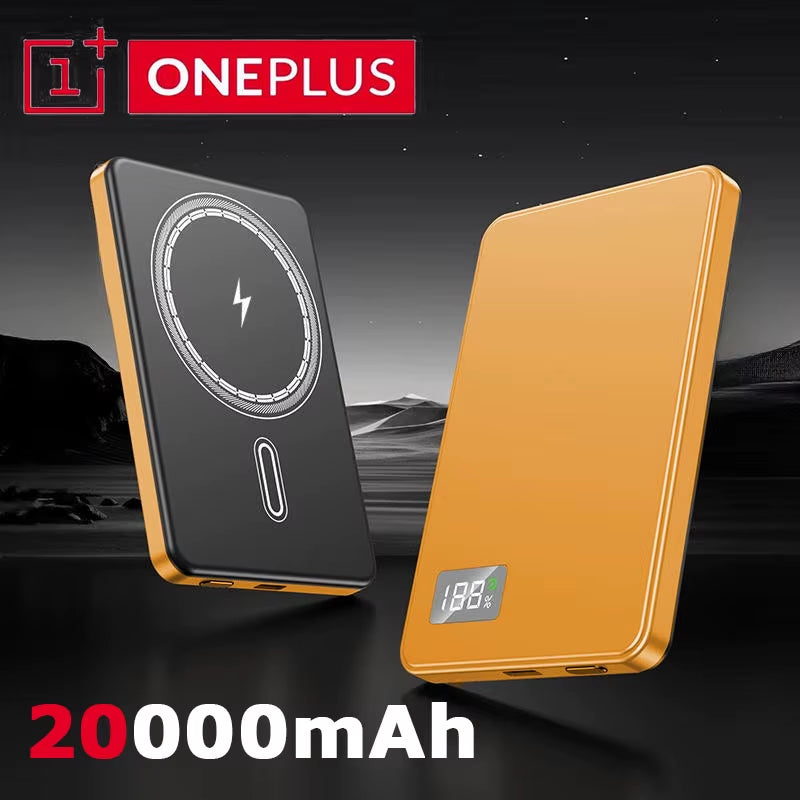 Ultra Thin Wireless Power Bank 500000Mah Magnetic Fast Charging - EditWell