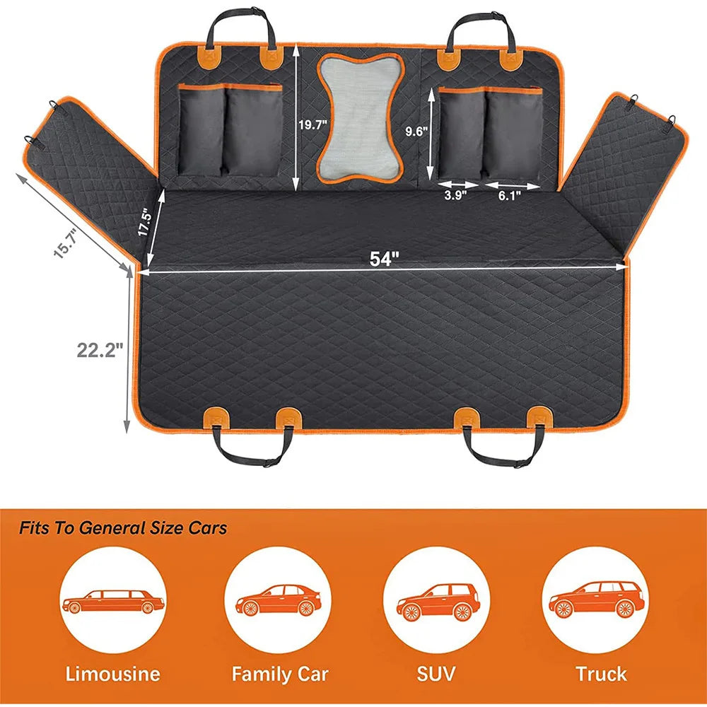 Universal Waterproof Pet Car Seat Cover, Car Seat Cover for Back Seat - EditWell