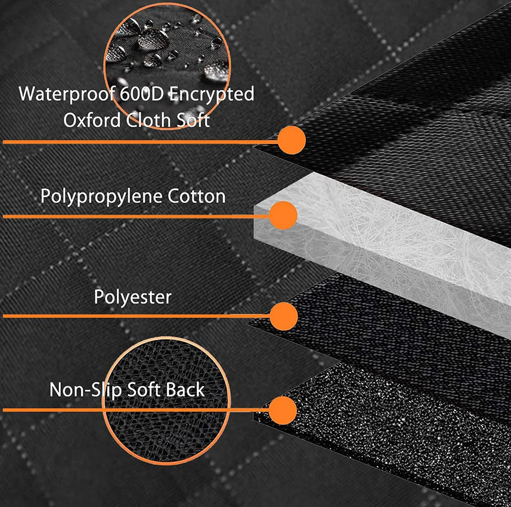 Universal Waterproof Pet Car Seat Cover, Car Seat Cover for Back Seat - EditWell