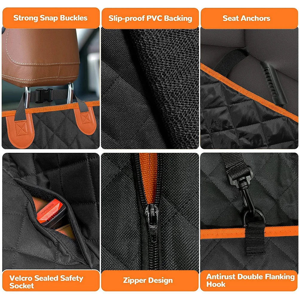 Universal Waterproof Pet Car Seat Cover, Car Seat Cover for Back Seat - EditWell