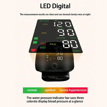 Wrist Blood Pressure Monitor | Digital | Heart Rate | Rechargeable - EditWell