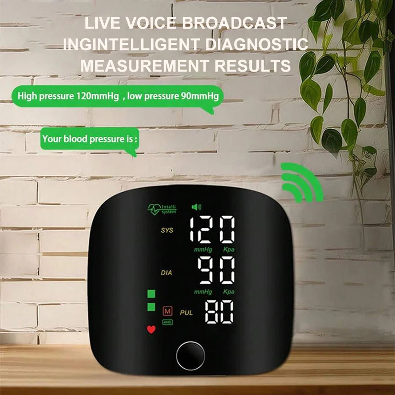 Wrist Blood Pressure Monitor | Digital | Heart Rate | Rechargeable - EditWell