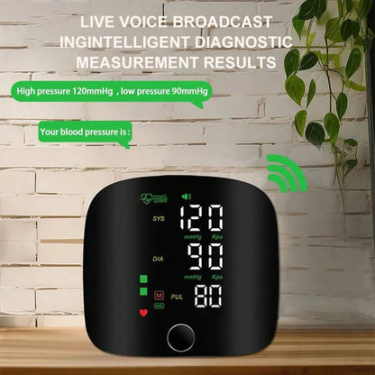 Wrist Blood Pressure Monitor | Digital | Heart Rate | Rechargeable - EditWell