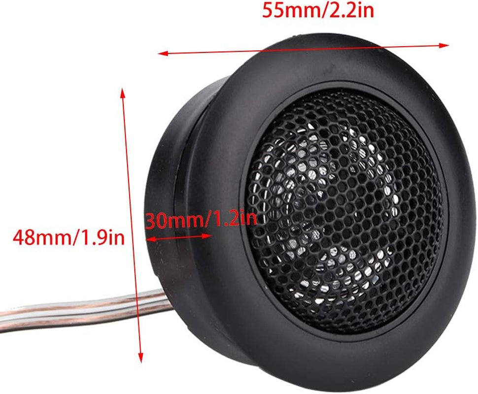 Car Tweeters, 1Pair Mini Car Stereo 12V Car Super Power Sound 120W Loudspeaker