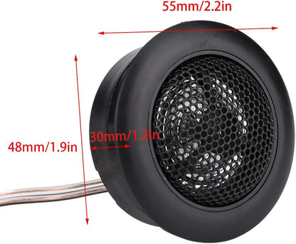 Car Tweeters, 1Pair Mini Car Stereo 12V Car Super Power Sound 120W Loudspeaker